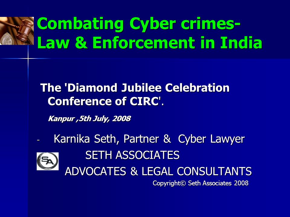 CYBER CRIMES AND THE LAW
